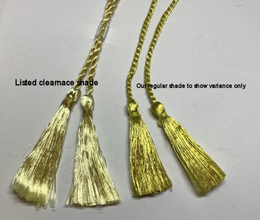 A5 Tassel. Y Gold 100 pack: CLEARANCE